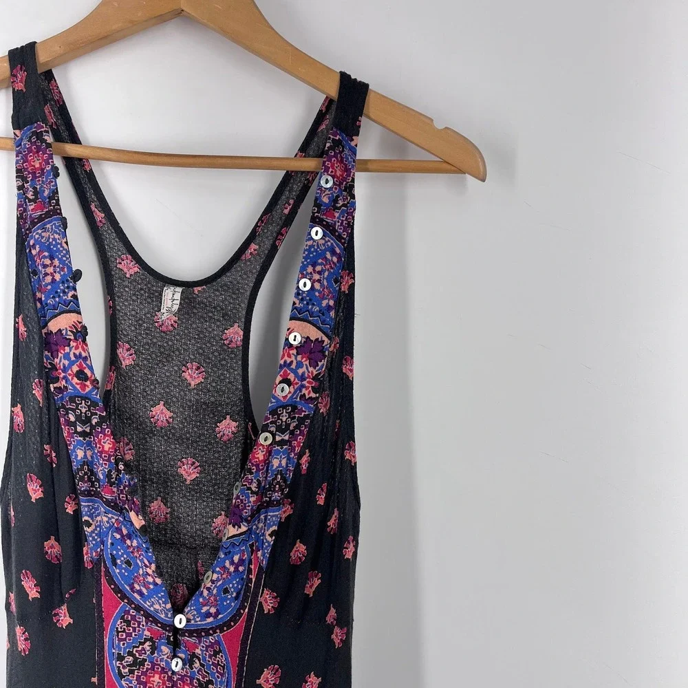 Intimately Free People Faithfully Yours Paisley Floral Handkerchief Slip Dress S